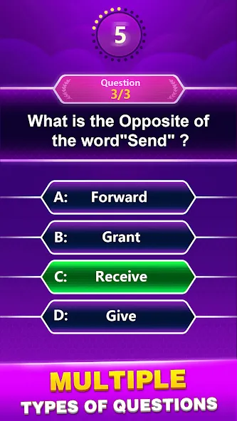 Взлом Spelling Quiz — Word Trivia (Спеллинг Квиз)  [МОД Unlimited Money] — стабильная версия apk на Андроид screen 3