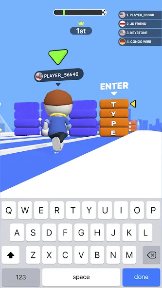 Скачать взлом Type Sprint: Typing Games (Тайп Спринт)  [МОД Много монет] — полная версия apk на Андроид screen 3