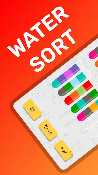 Скачать взломанную Water Sort Puzzle Color Game  [МОД Бесконечные монеты] — последняя версия apk на Андроид screen 1
