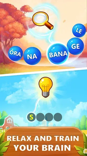 Скачать взломанную Word Bubble Puzzle — Word Game  [МОД Бесконечные монеты] — полная версия apk на Андроид screen 4