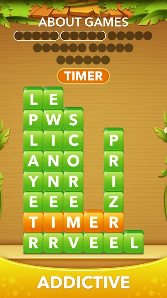 Скачать взлом Word Heaps -Connect Stack Word  [МОД Много денег] — стабильная версия apk на Андроид screen 4